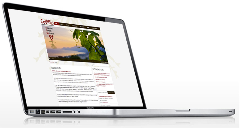 home page sito web covibio