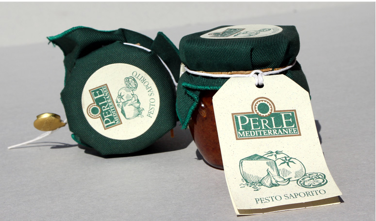 etichetta pesto saporito