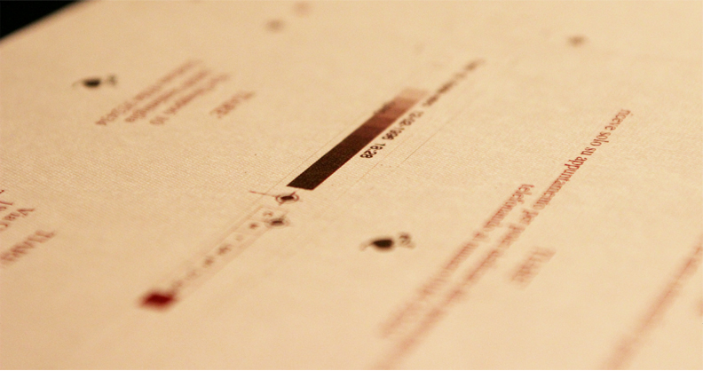 dettaglio prova stampa